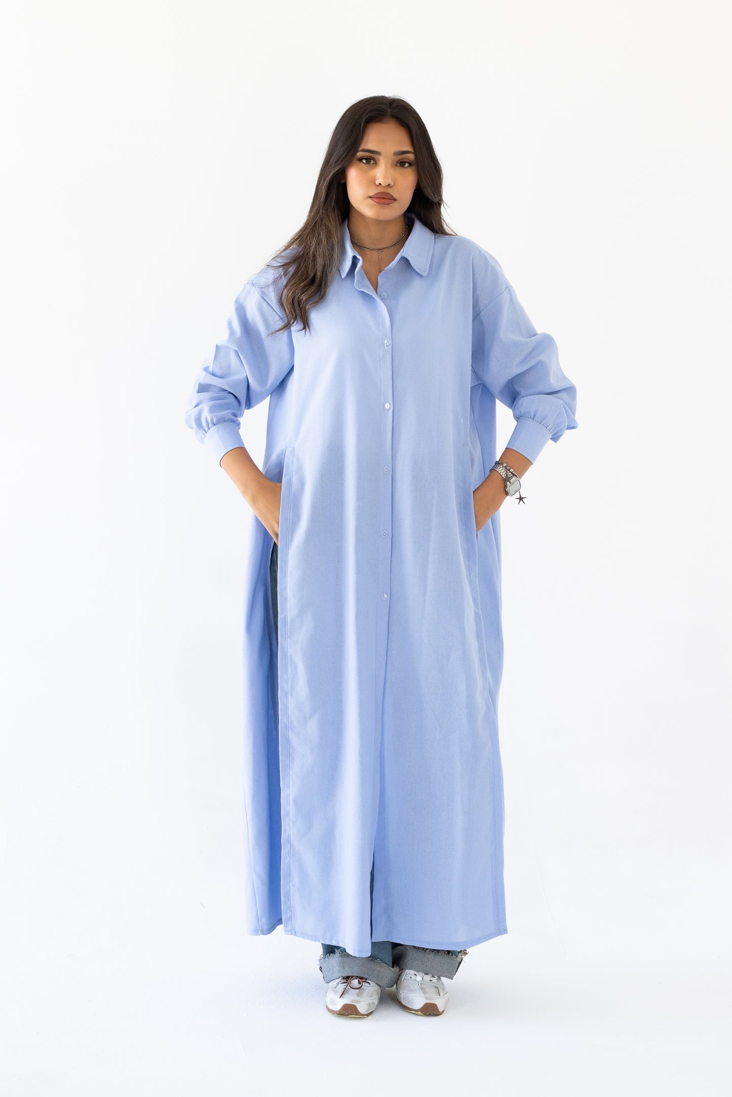 The Essential Linen Shirt In Blue