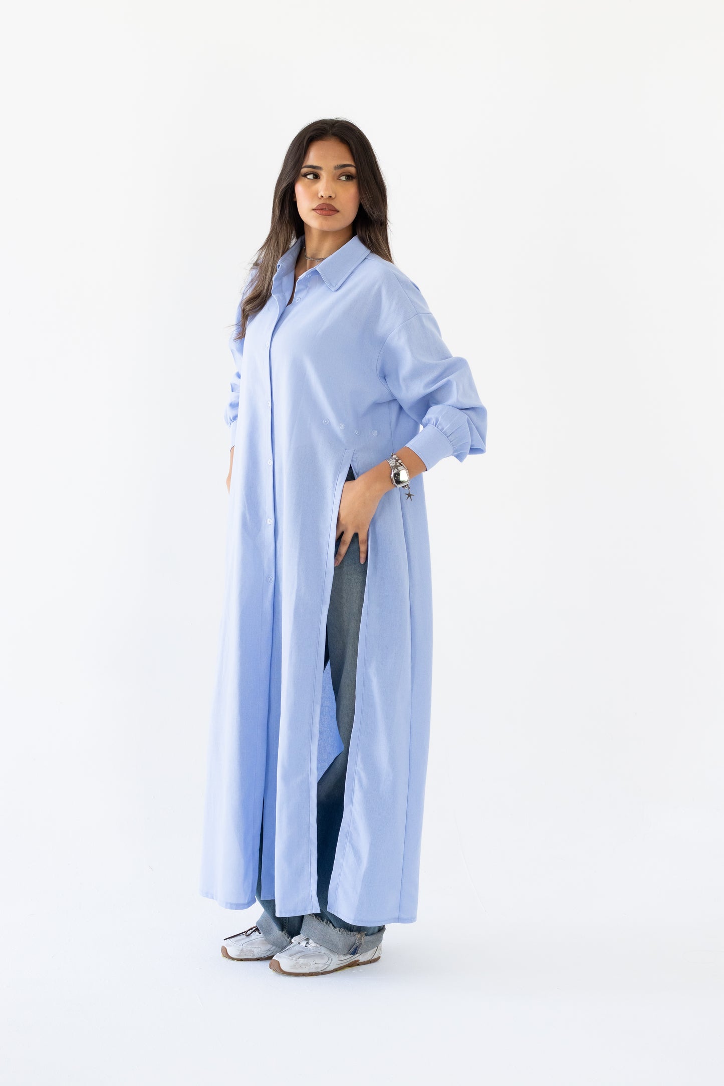 The Essential Linen Shirt In Blue