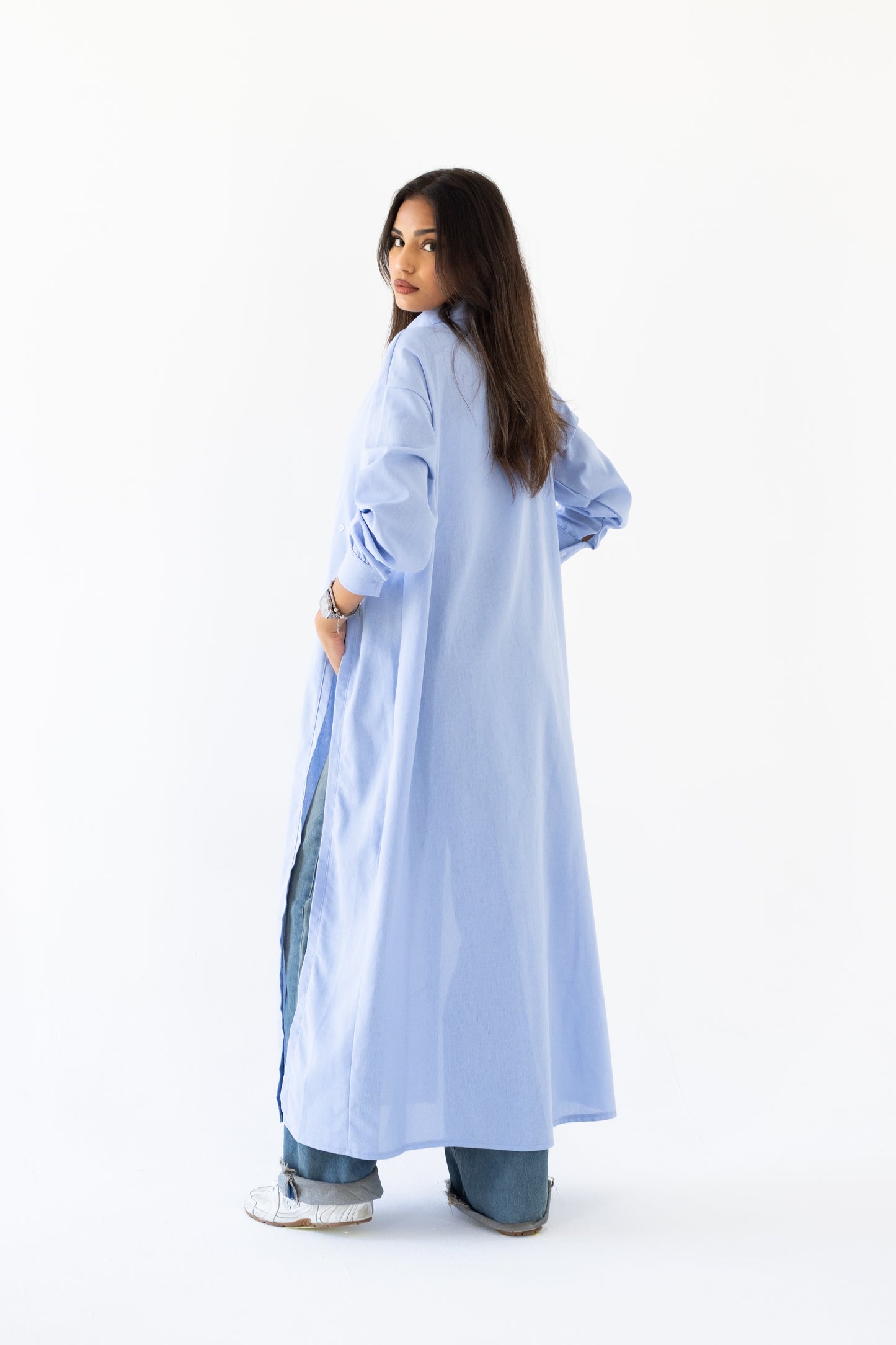 The Essential Linen Shirt In Blue