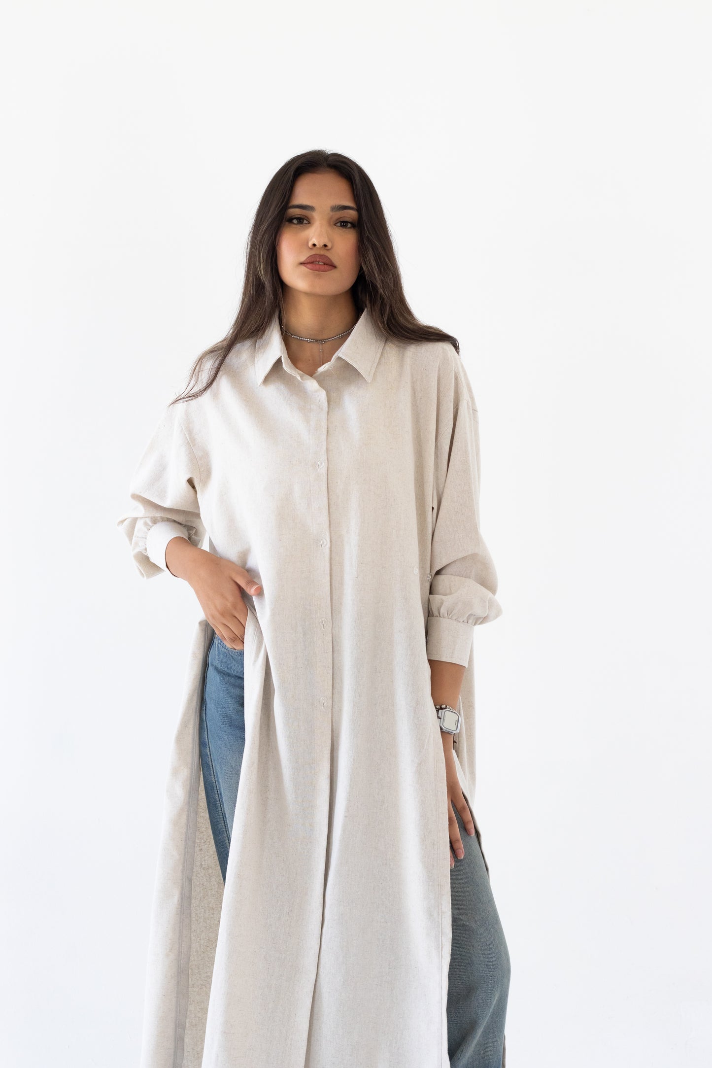 The Essential Shirt In Off White