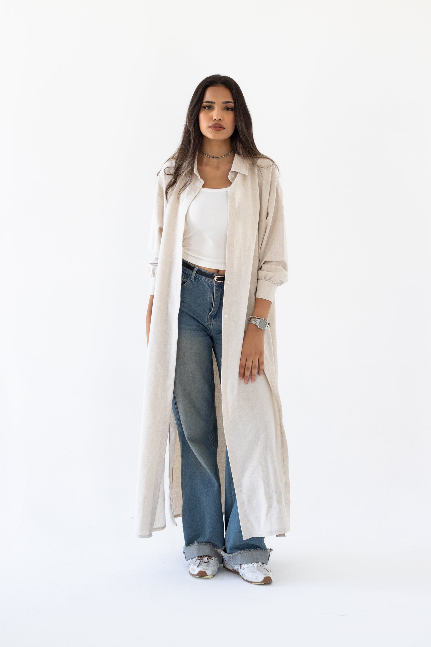 The Essential Shirt In Off White