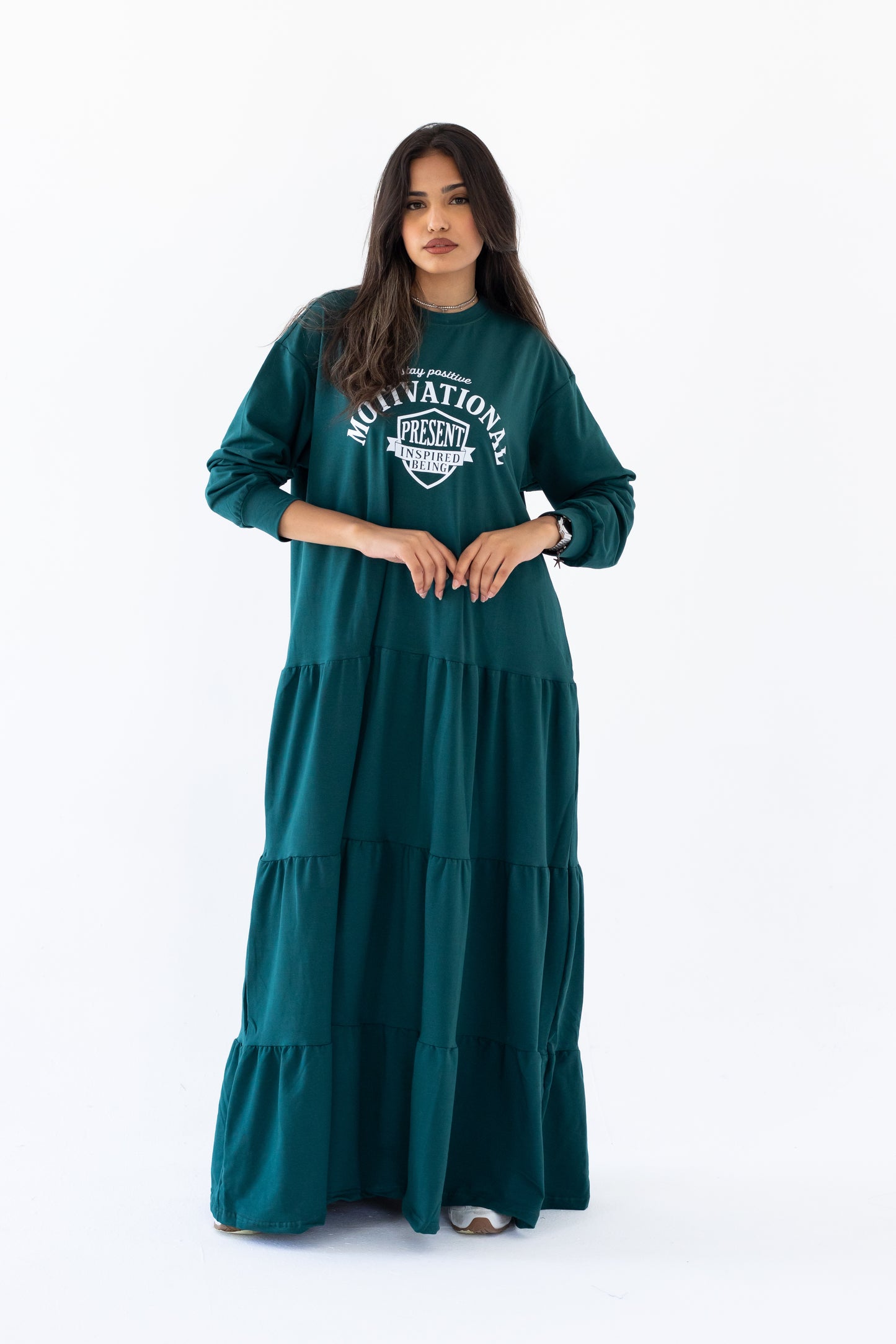 The Drift Dress In Green