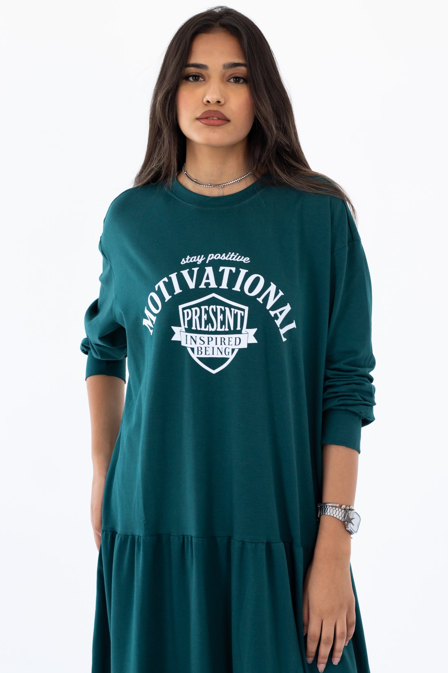 The Drift Dress In Green