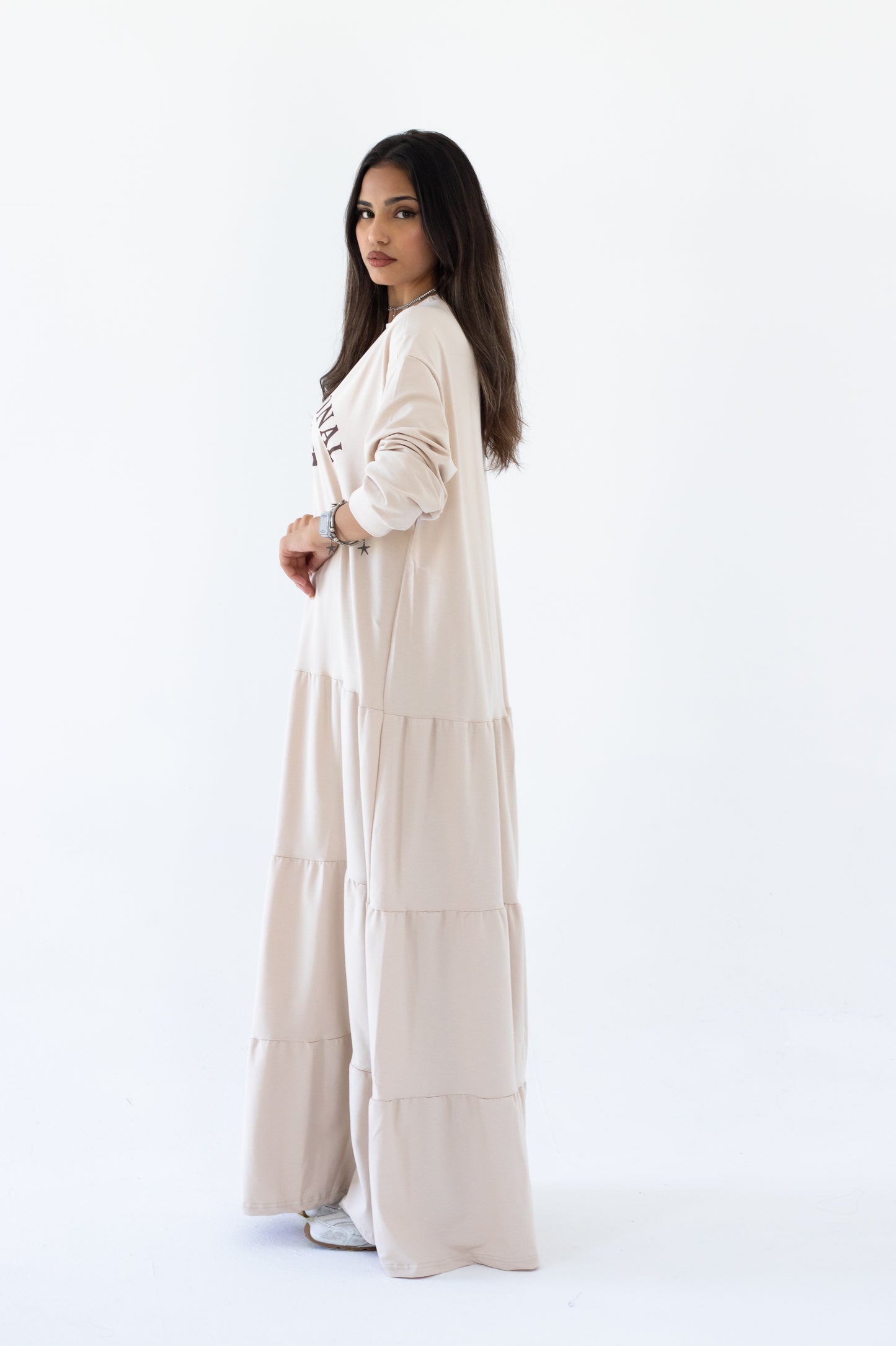 The Drift Dress In Beige
