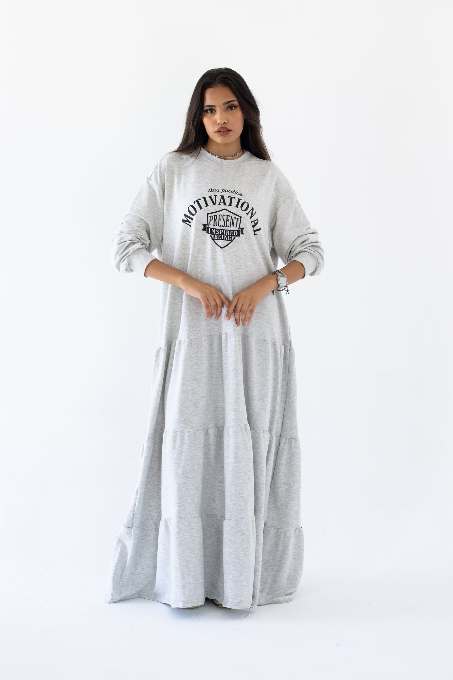 The Drift Dress In Gray