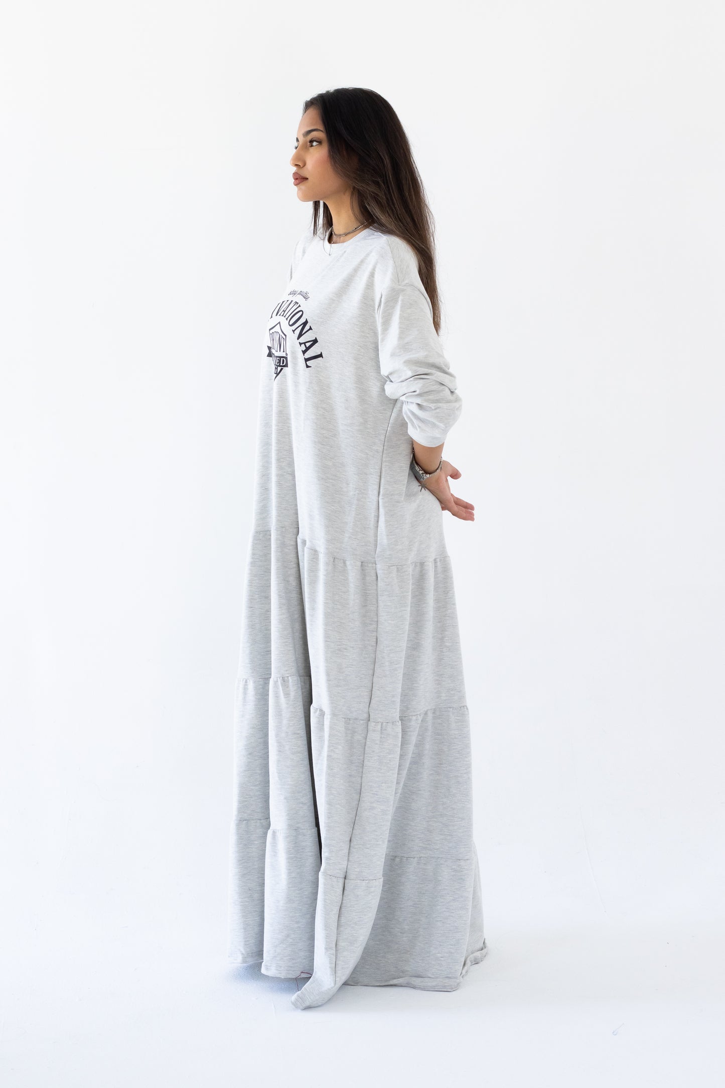 The Drift Dress In Gray