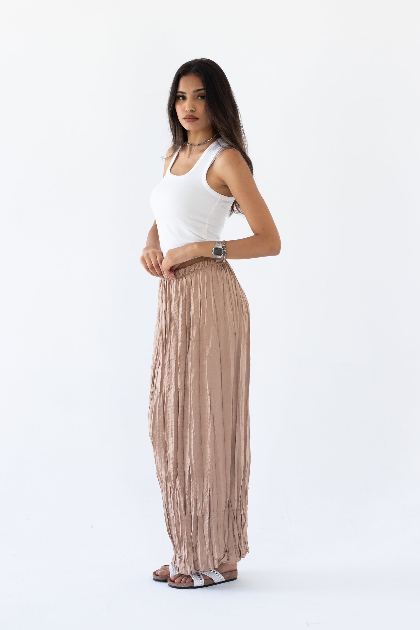 The Crinkled Skirt