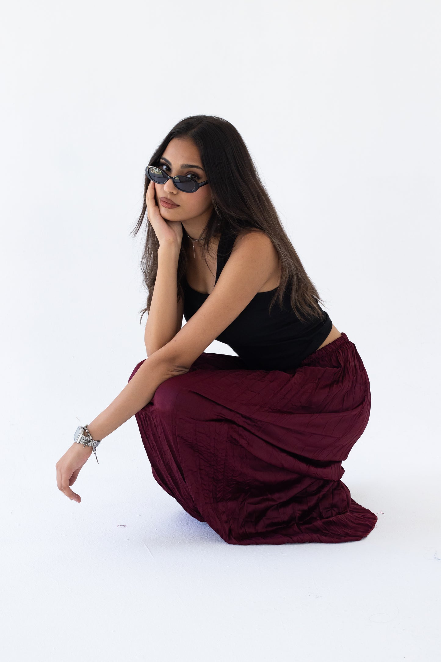 The Crinkled Skirt