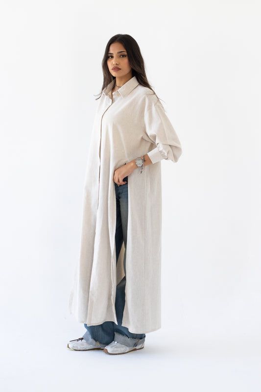 The Essential Shirt In Off White