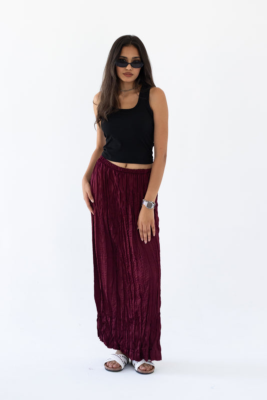 The Crinkled Skirt