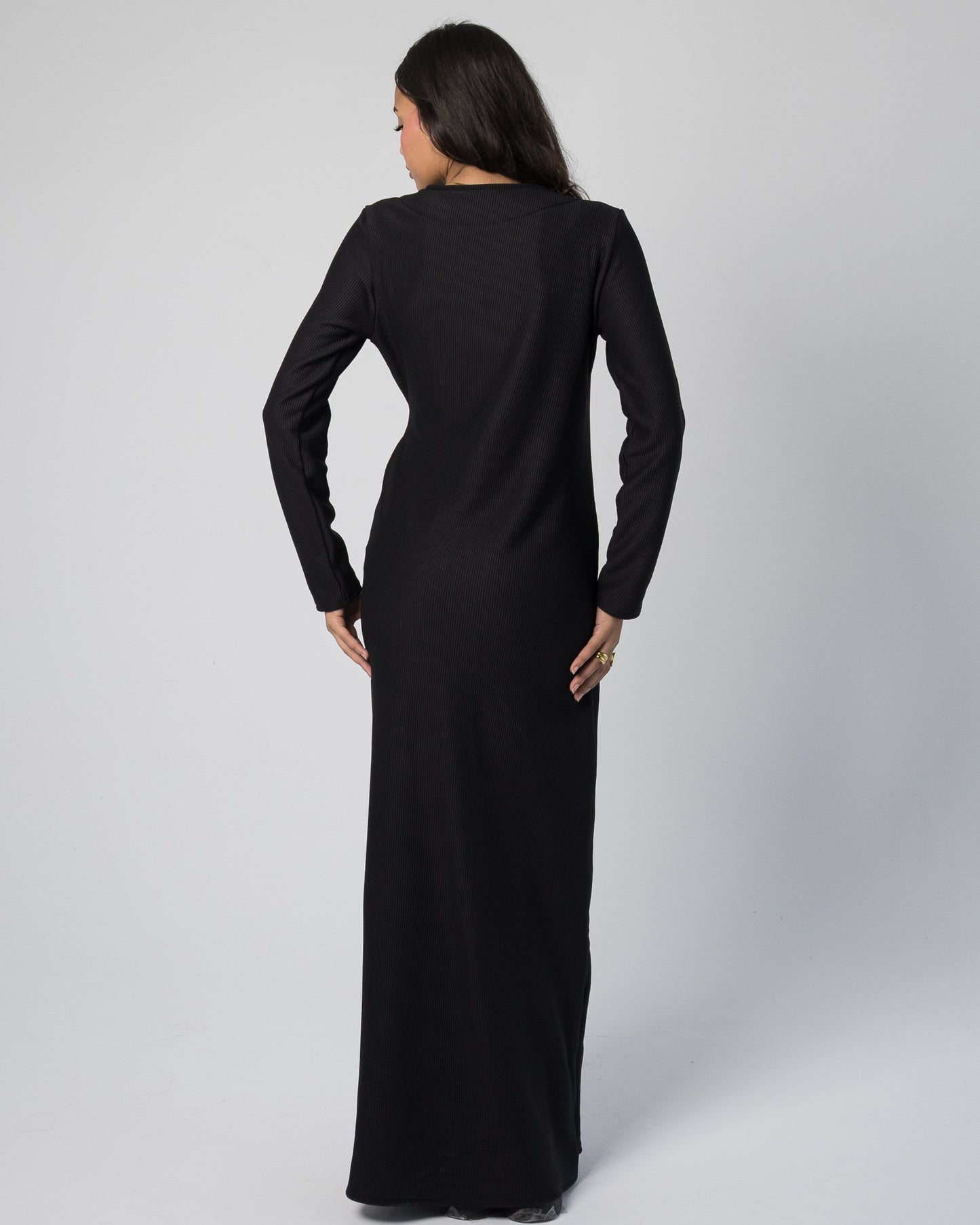Vail Wrap Dress - Black