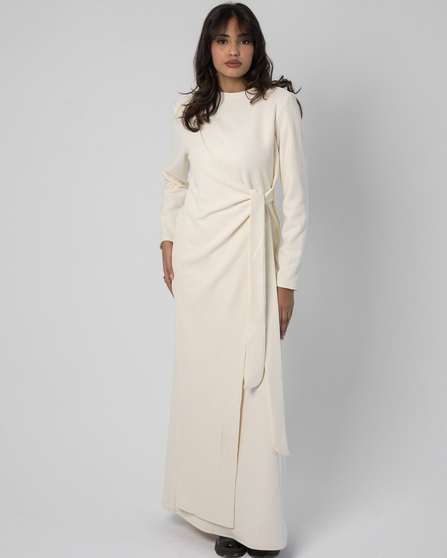 Vail Wrap Dress - Off white