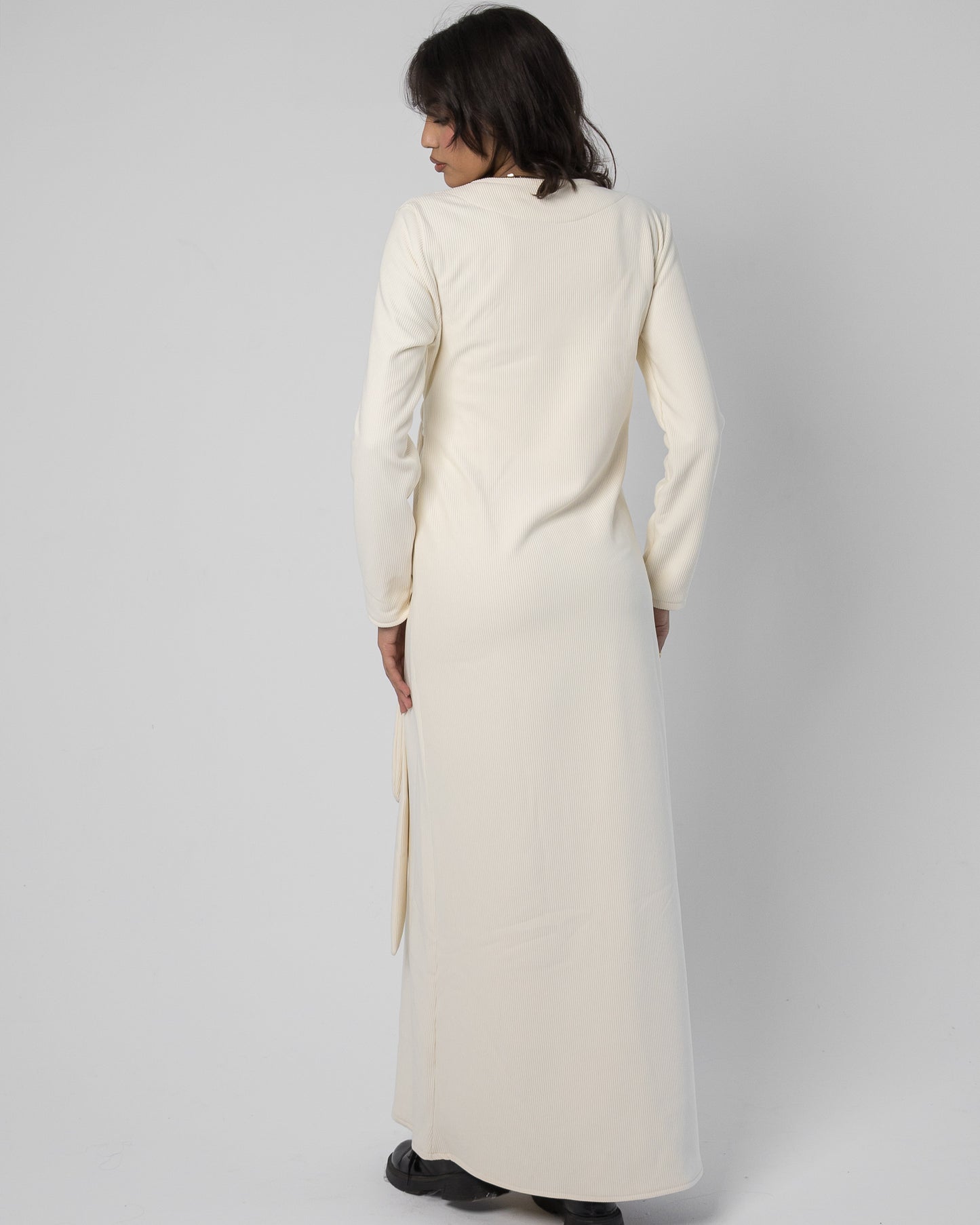 Vail Wrap Dress - Off white